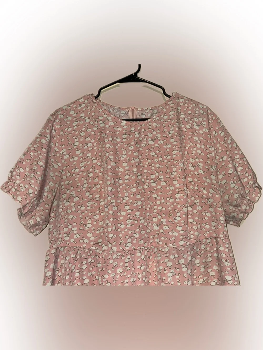 Women’s Dusty Rose Floral Midi Dress - Picture 4 of 6
